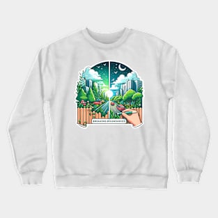 Beyond Borders: Embracing the Call to Decriminalize Nature Crewneck Sweatshirt